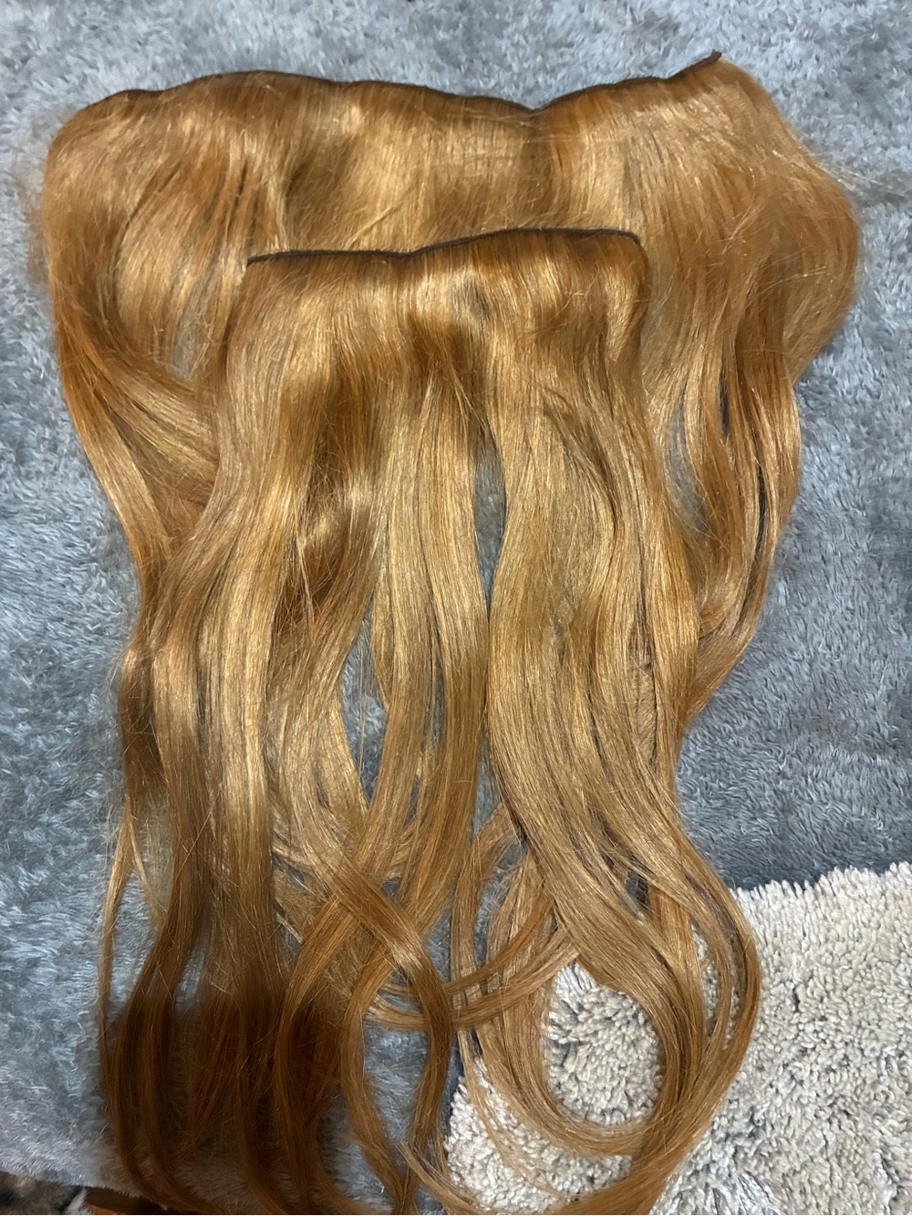 Light Copper Clip-In Hair Extensions - Versatile Women’s Hairpiece